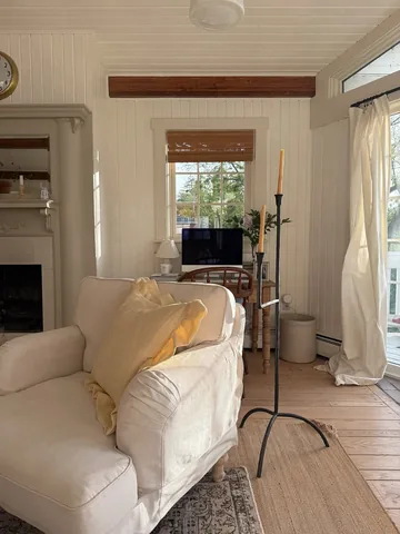 lindseybadenhop Instagram post about Chair makeover