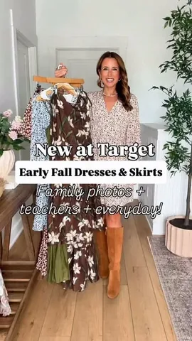 lisa123marie Instagram post about Target fall dresses