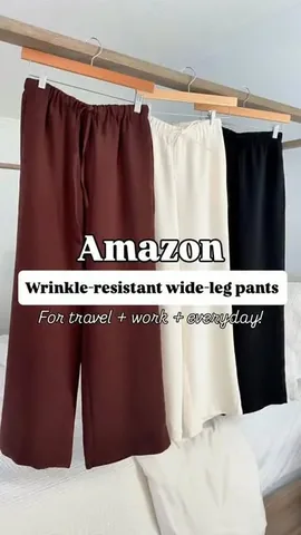 lisa123marie Instagram post about Wrinkle resistant wide leg pants