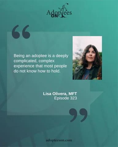 _lisaolivera Instagram post about Adoption and healing