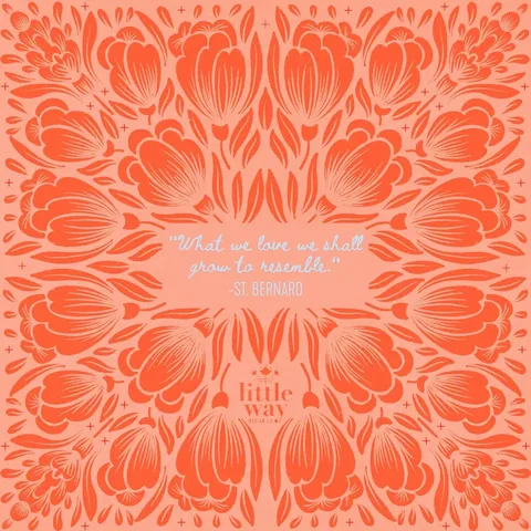 littlewaydesignco Instagram post about Catholic saint remembrance