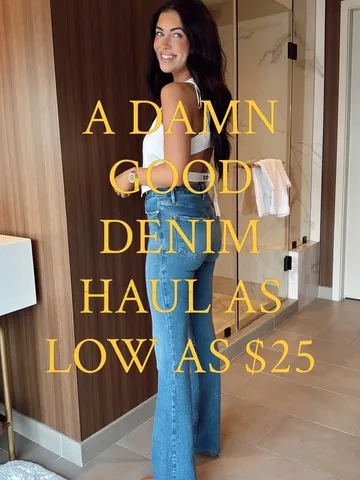 livingmybeststyle Instagram post about Denim fashion