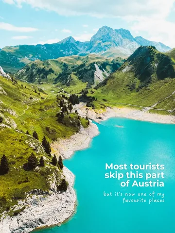 livingourmemories Instagram post about Lech Zürs itinerary