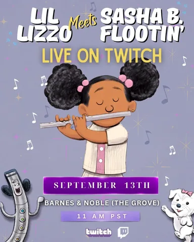 lizzobeeating Instagram post about Twitch livestream