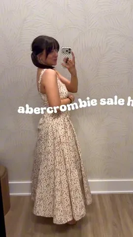 _lomeyer_ Instagram post about Abercrombie dress sale