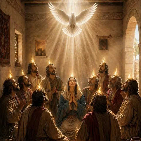 look_its_father_cooke Instagram post about Pentecost