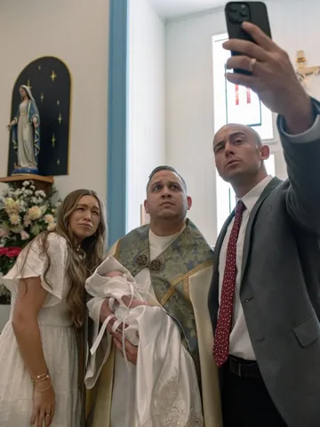 look_its_father_cooke Instagram post about Infant baptism