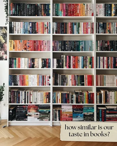 lottelikesbooks Instagram post about Literary taste test