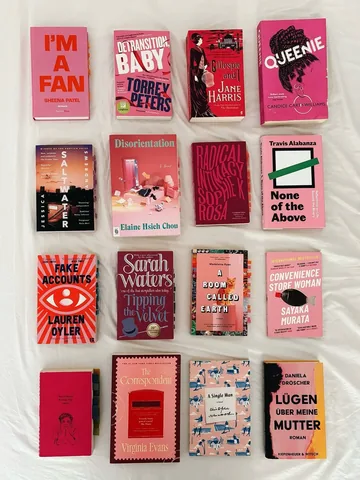 lottelikesbooks Instagram post about Pink book recommendations