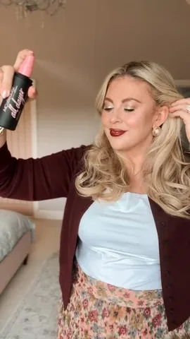 louisepentland Instagram post about Setting spray review