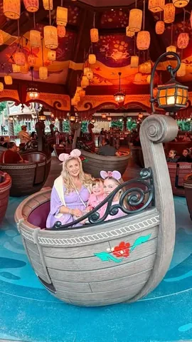 louisepentland Instagram post about Disneyland Paris Tangled theming