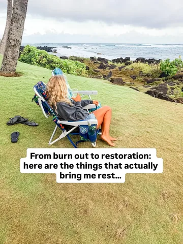 lovekristinenicole Instagram post about Rest and recovery