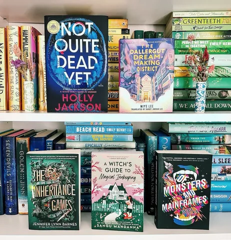 lovelybookishbelle Instagram post about Birthday book haul