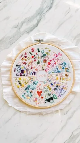 lovelyindeed Instagram post about Embroidery journal