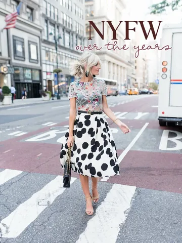 loverlygrey Instagram post about New York Fashion Week style