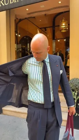 luca_rubinacci Instagram post about Summer tailoring
