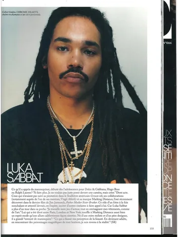 lukasabbat Instagram post about Editorial fashion styling