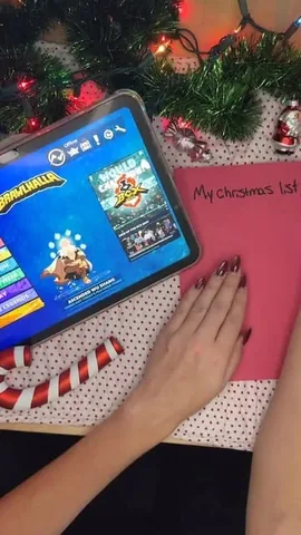 luxiegames Instagram post about Brawlhalla Christmas content