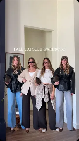 macymalonee Instagram post about Fall capsule wardrobe styling