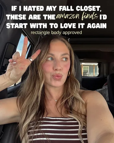 macymalonee Instagram post about Amazon fashion finds