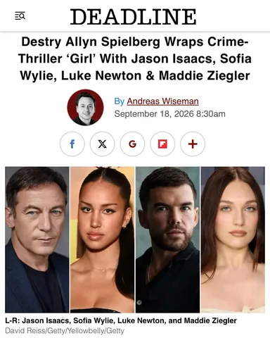maddieziegler Instagram post about Personal reaction