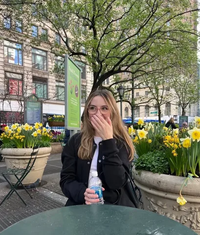 maddynf Instagram post about Nasdaq bell ringing ceremony