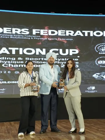 madhawibilochan Instagram post about Bodybuilding recognition