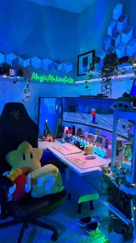 magicmakeskate Instagram post about Super Mario 64 gaming setup