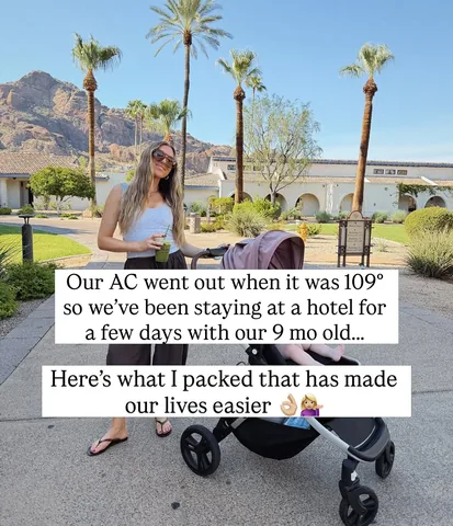 makennachristinexo Instagram post about Baby travel essentials