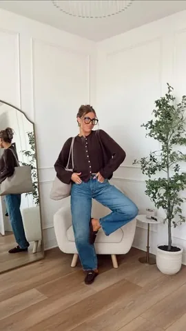 makennachristinexo Instagram post about Barrel jeans styling