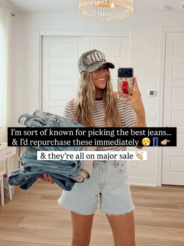 makennachristinexo Instagram post about Jeans sale
