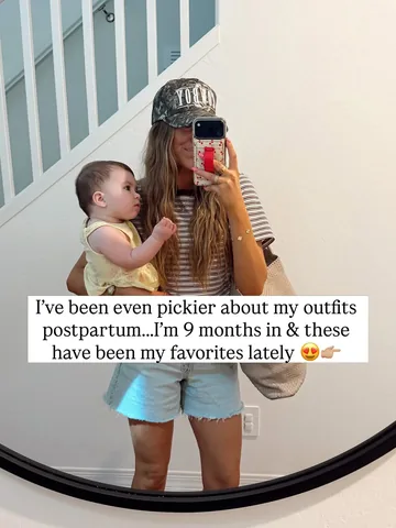 makennachristinexo Instagram post about Postpartum fashion