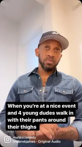 malikscomedy Instagram post about Generational party humor