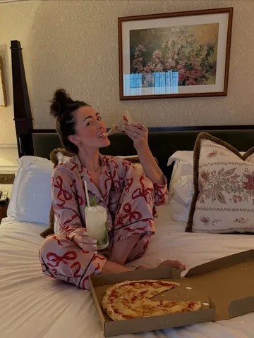 mamareid Instagram post about Birthday hotel stay