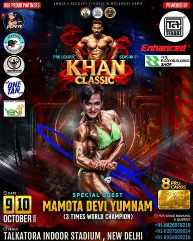 mamta_yumnam Instagram post about Fitness competition promotion