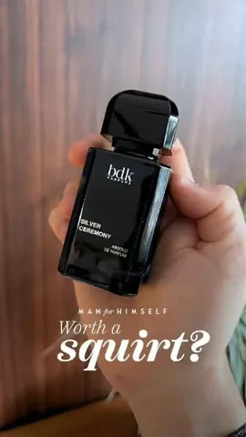 manforhimself Instagram post about BDK Parfums Silver Ceremony