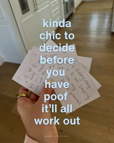 manifestationbabe Instagram post about Self concept