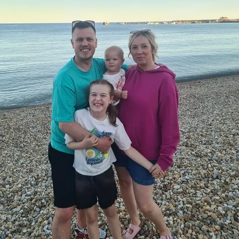 manleyfamily18 Instagram post about Family beach outing