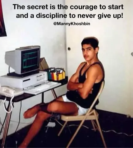 mannykhoshbin Instagram post about American independence