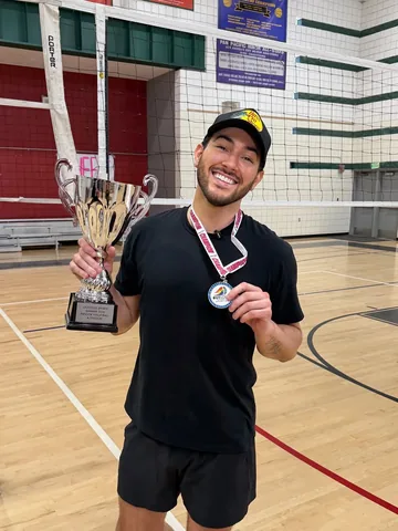 mannymua733 Instagram post about Volleyball victory