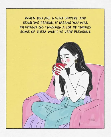 marcelailustra Instagram post about Emotional openness