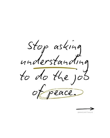 margaretnagib Instagram post about Peace and emotional healing