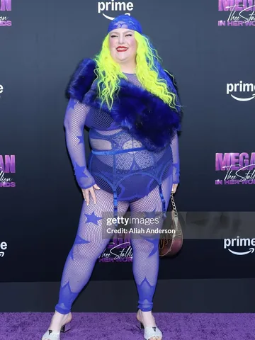 margieplus Instagram post about Plus size red carpet fashion