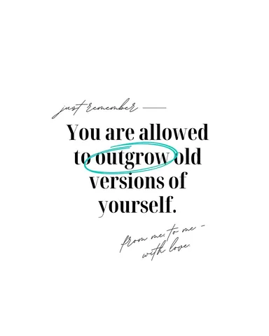mariedenee Instagram post about Personal growth