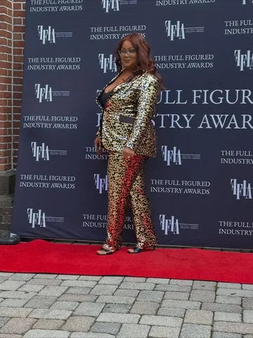 mariedenee Instagram post about Entrepreneur of the Year award