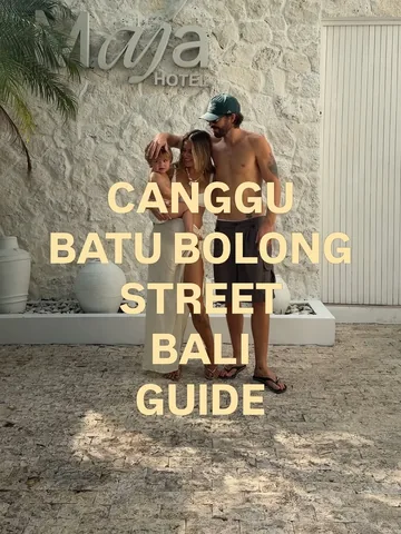 mariefeandjakesnow Instagram post about Canggu travel guide