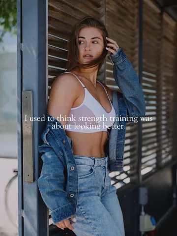 mariiiagad Instagram post about Benefits of strength training