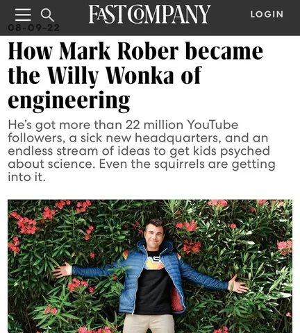 markrober Instagram post about Education