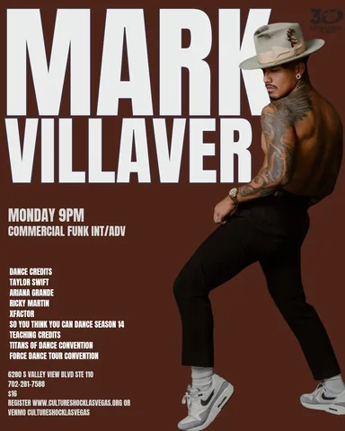 markvillaver Instagram post about Dance class teaching