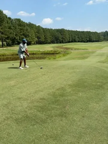 marlonwayans Instagram post about Golfing